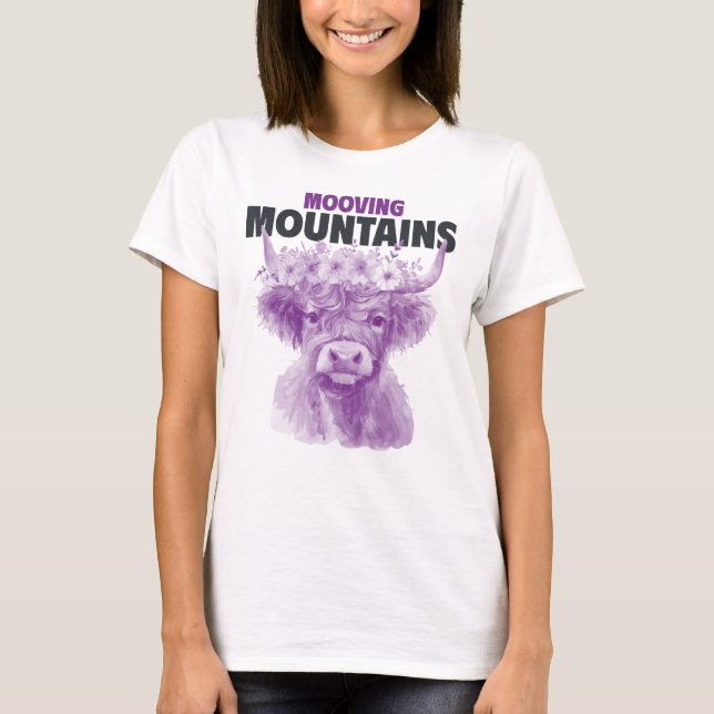 Mooving Mountains T-Shirt (Front)