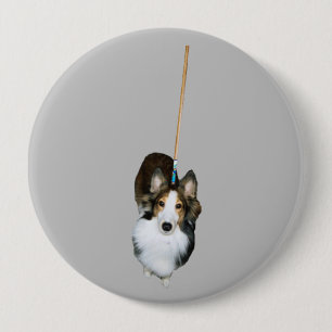 Mop Dog 10 Cm Round Badge
