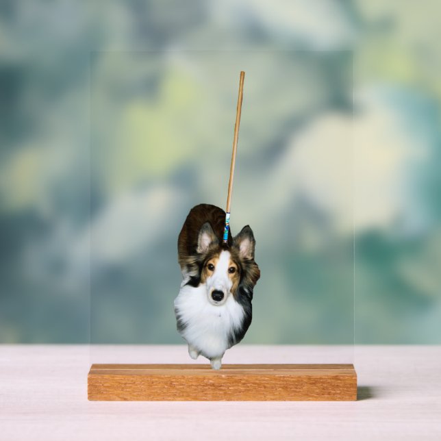 Mop Dog Acrylic Sign (Neutral)