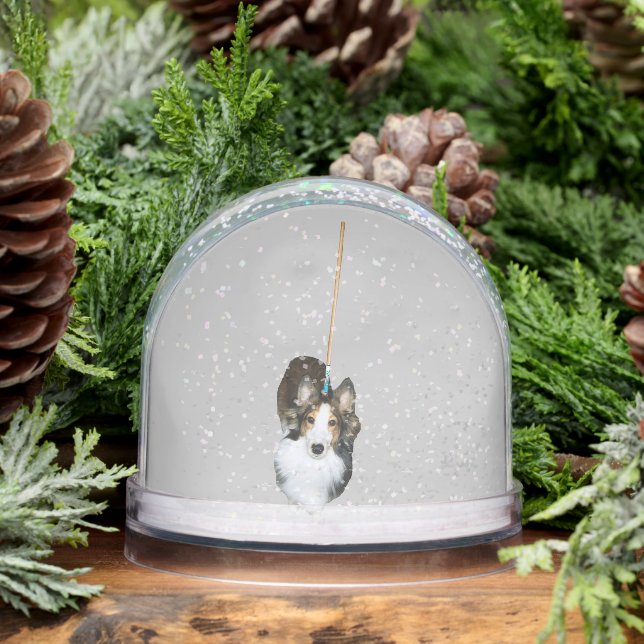 Mop Dog Snowglobe (Winter)