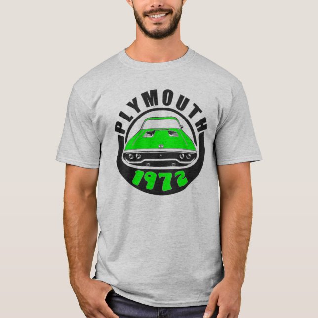 Mopar - 1972 Plymouth Roadrunner Limelight Green T-Shirt (Front)
