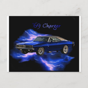 Mopar: '69 Dodge Charger Postcard