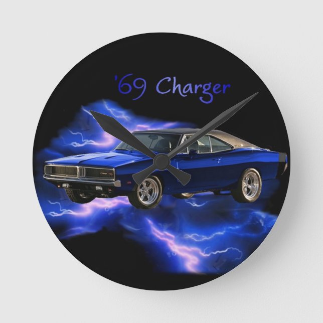 Mopar:  '69 Dodge Charger Round Clock (Front)