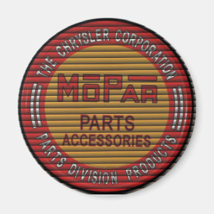 mopar blinds retro garage sign magnet