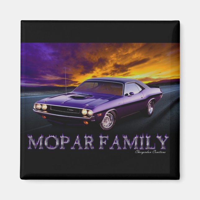 MOPAR FAMILY FRIDGE MAGNET (Front)