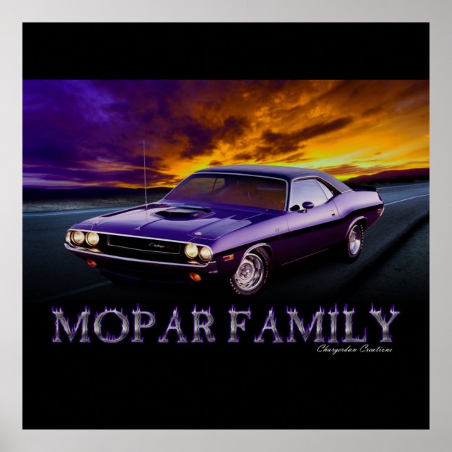 MOPAR FAMILY LARGE POSTER (Front)