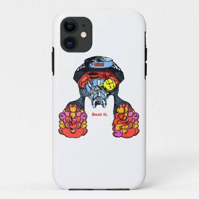 Mopar Hemi Engine Classic Art Case-Mate iPhone Case (Back)