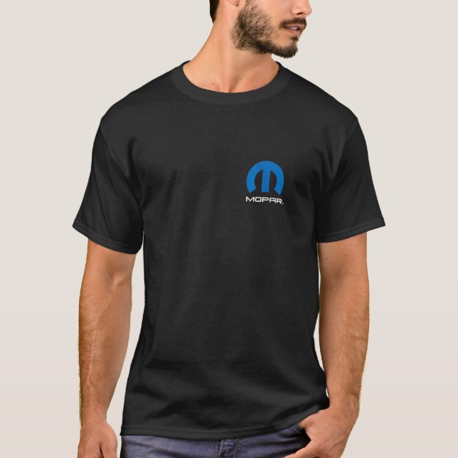 Mopar Logo Zip  T-Shirt (Front)