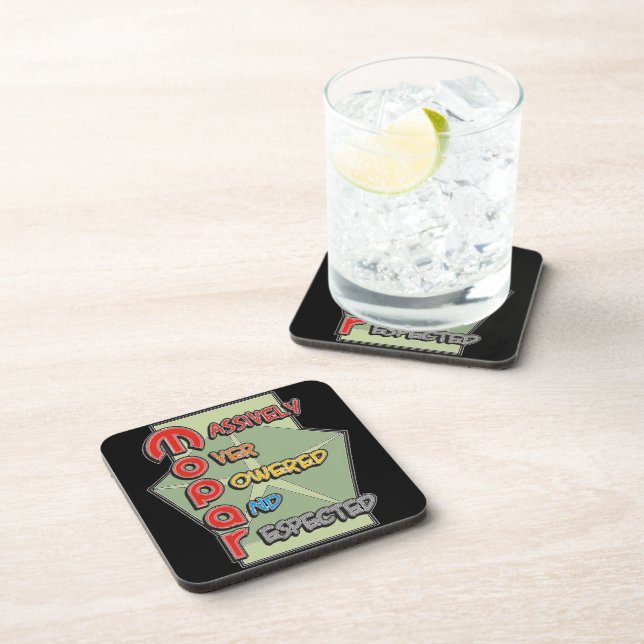 Mopar Muscle Car Beverage Coaster (Right Side)