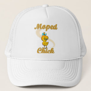 Moped Chick Trucker Hat
