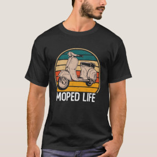 Moped Life Scooter Driver Retro Classic Bike T-Shirt