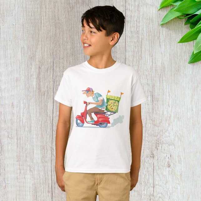 Moped Pizza Delivery T-Shirt (Creator Uploaded)