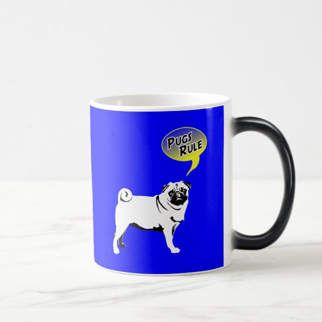 Mops Fidel Magic Mug (Right)