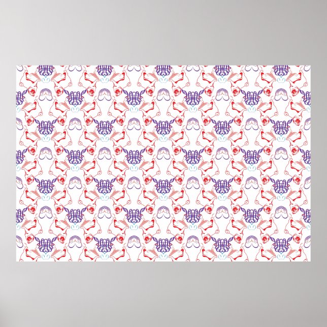Mopsmuster Poster (Front)