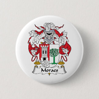 Moraes Family Crest 6 Cm Round Badge