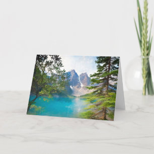 Moraine Lake and the Valley of Ten Peaks Card