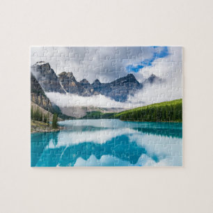 Moraine Lake Banff National Park Canada Travel Jigsaw Puzzle