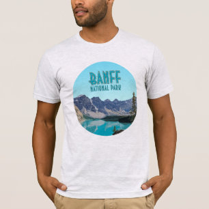 Moraine Lake Banff National Park Canada Vintage T-Shirt