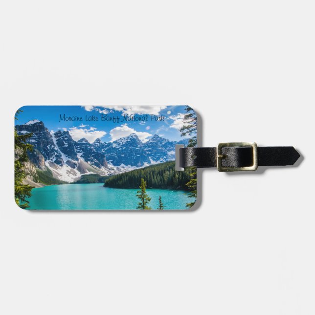 Moraine Lake, Banff National Park Luggage Tag (Front Horizontal)