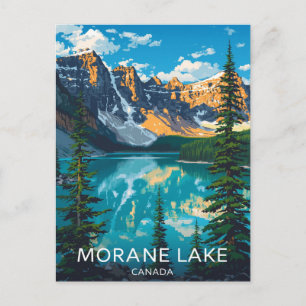 Moraine Lake Banff Valley of Ten Peaks Postcard