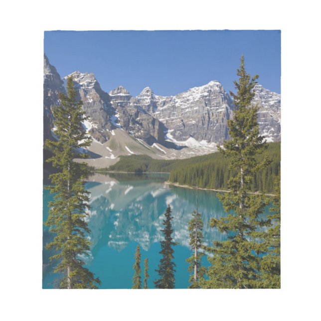 Moraine Lake, Canadian Rockies, Alberta, Canada 2 Notepad (Front)