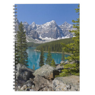 Moraine Lake, Canadian Rockies, Alberta, Canada Notebook