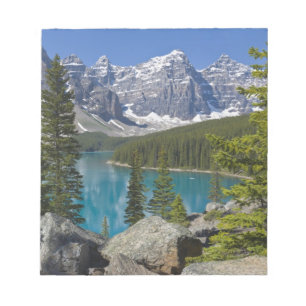 Moraine Lake, Canadian Rockies, Alberta, Canada Notepad
