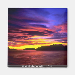 Moraira Harbour, Costa Blanca, Spain Magnet