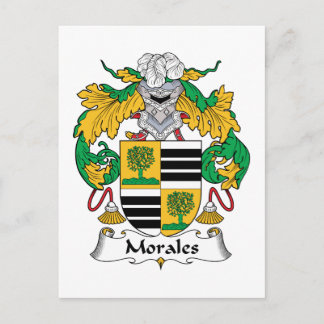 Morales Family Crest Postcard