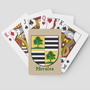 Morales Heraldic Shield Playing Cards