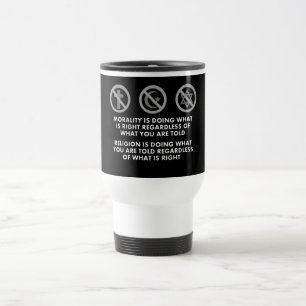 Morality and Religion Travel Mug