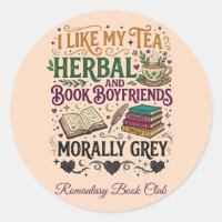 Morally Grey Book Boyfriend Herbal Tea Book Club