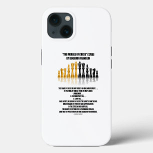 Morals Of Chess Benjamin Franklin Reflective Chess iPhone 13 Case