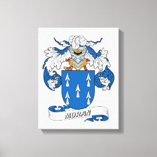 Moran Family Crest Canvas Print