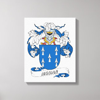Moran Family Crest Canvas Print