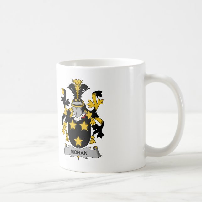 Moran Family Crest Coffee Mug (Right)
