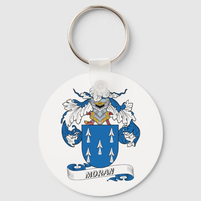 Moran Family Crest Key Ring (Front)