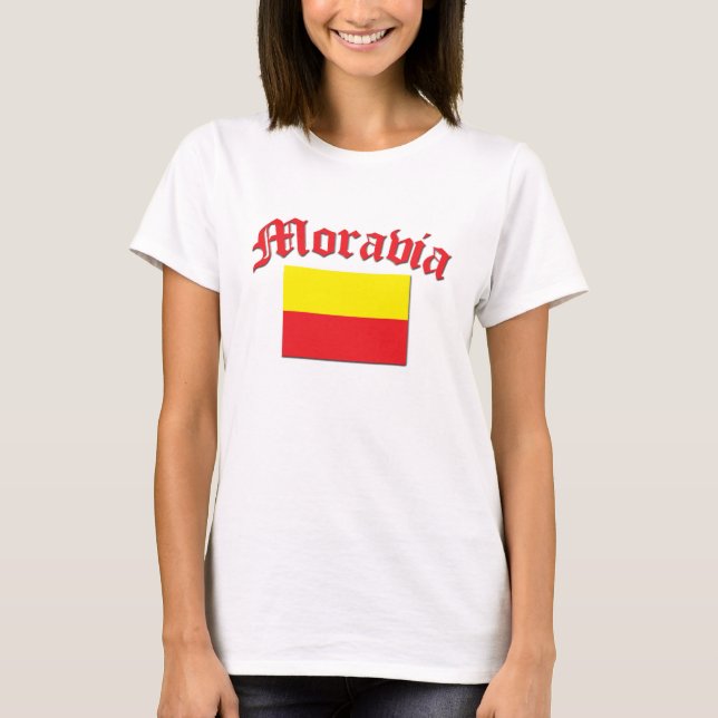Moravia Flag 1 T-Shirt (Front)
