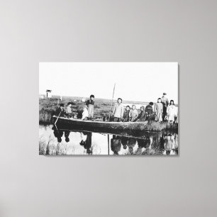 Moravian Mission Station on the Kuskokwim Canvas Print
