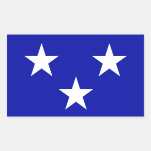 Moray county flag Scotland united kingdom symbol b Rectangular Sticker