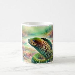 Moray Eel 130924AREF128 - Watercolor Coffee Mug