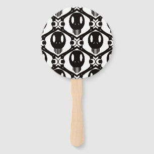 Morbid Faces Hand Fan