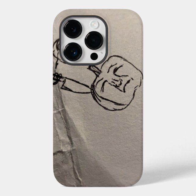 Morbid Pumpkin Halloween iPhone Case (Back)
