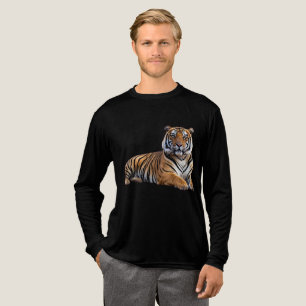 Morbidly Obese Tiger T-Shirt Tri-Blend Shirt
