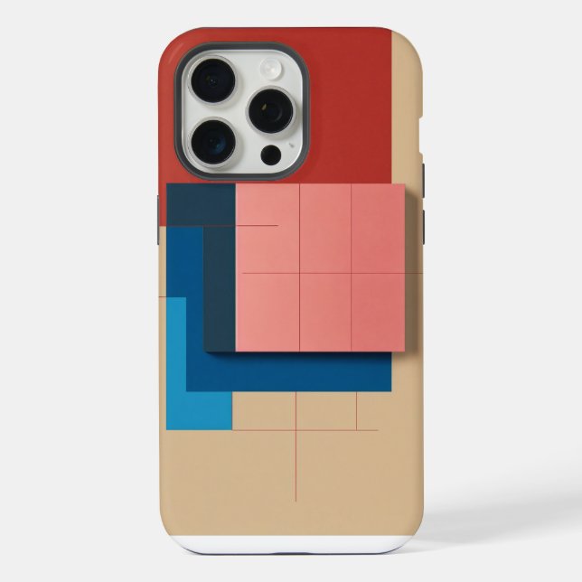 Morder abstract art iPhone case (Back)