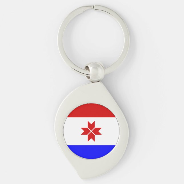 Mordovia Flag Key Ring (Front)