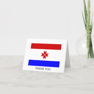 Mordovia Flag Thank You Card