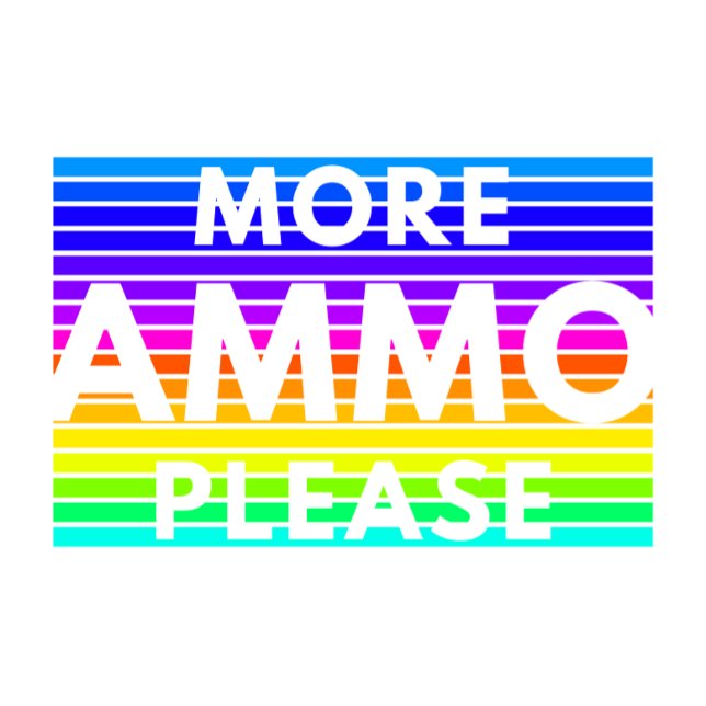 More Ammo Please (Rainbow) Trucker Hat (Creator Uploaded)