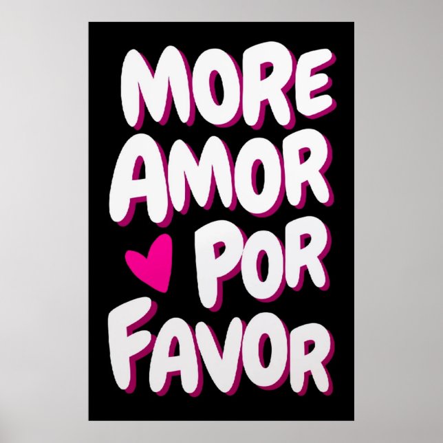 More Amor Por Favour Poster (Front)