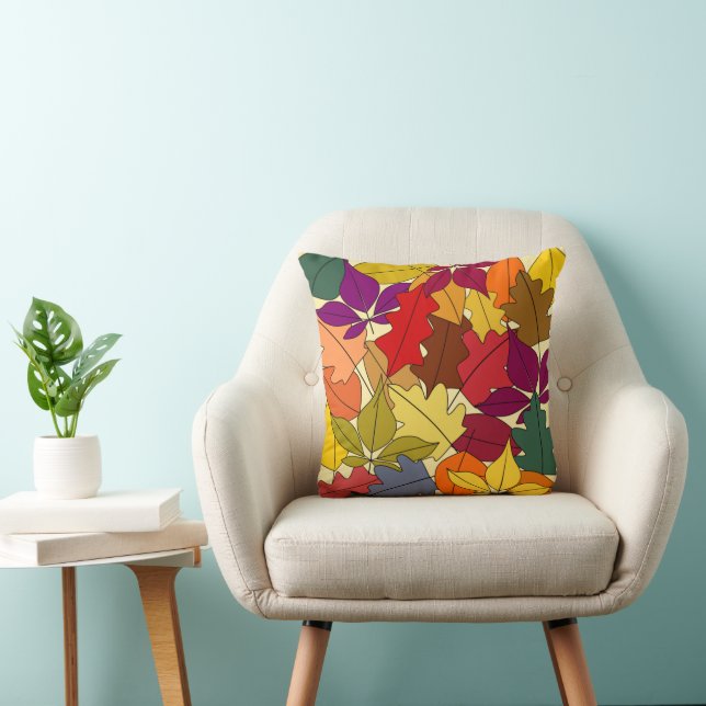 More Autumn Leaves Cushion (Chair)